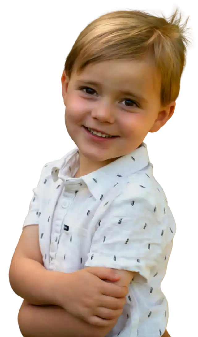 little boy leaps ahead transparent bckgrnd